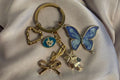 Geloof Sleutelhanger — Goud en Blauw