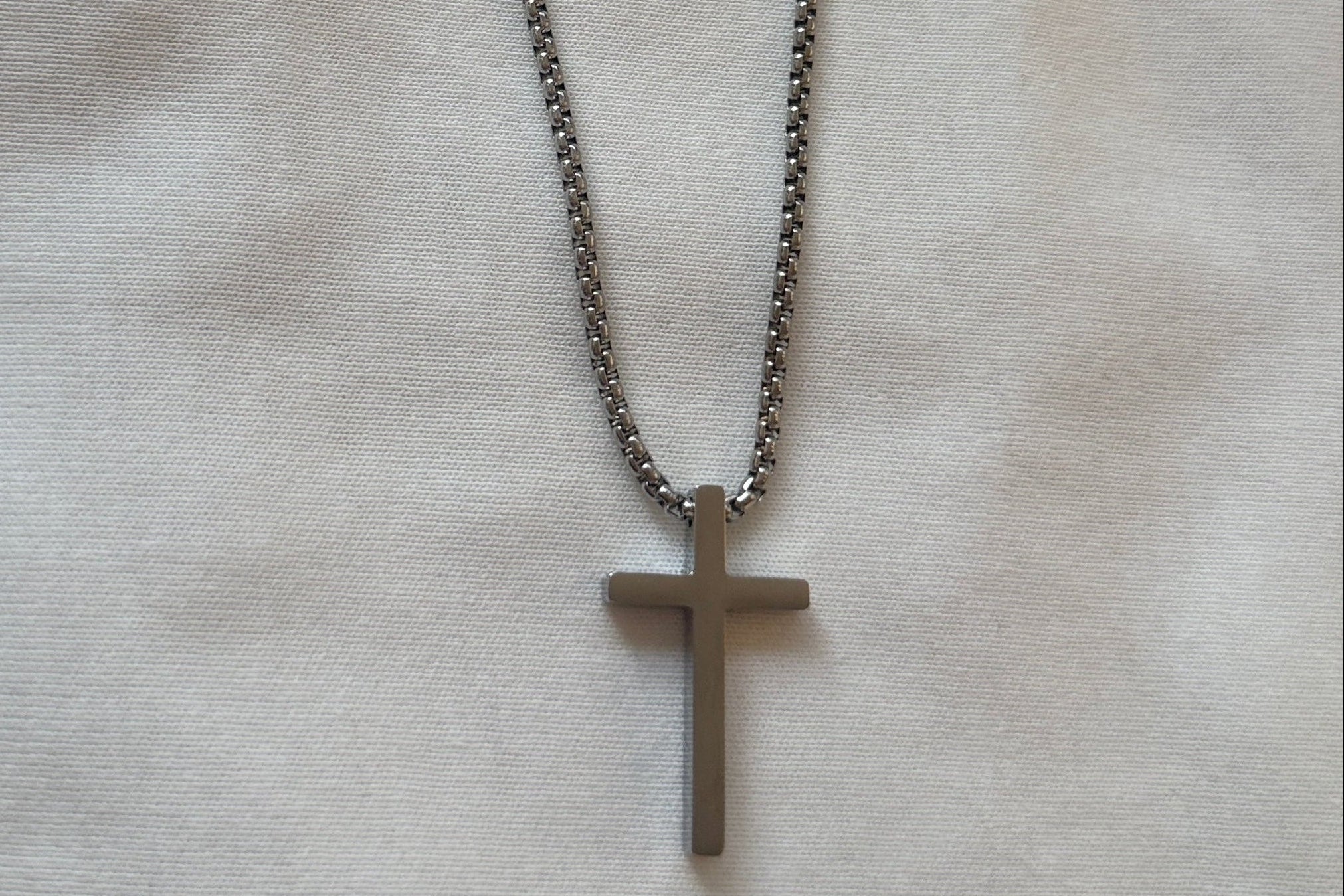 Simpele zilveren ketting