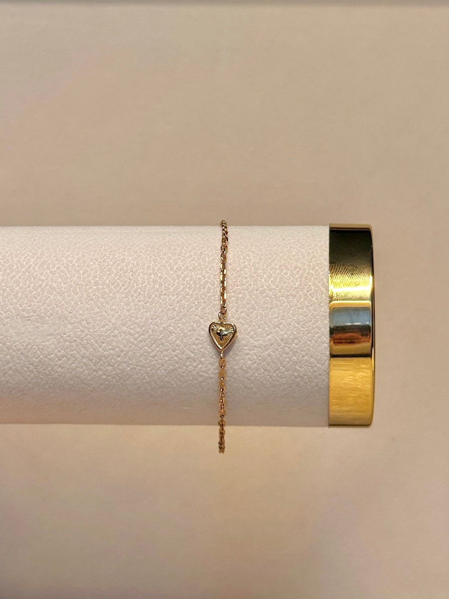 CARITAS — Gouden Hart Armband