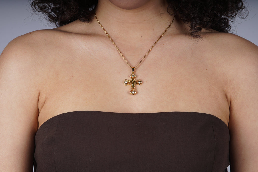 Vintage look gouden ketting