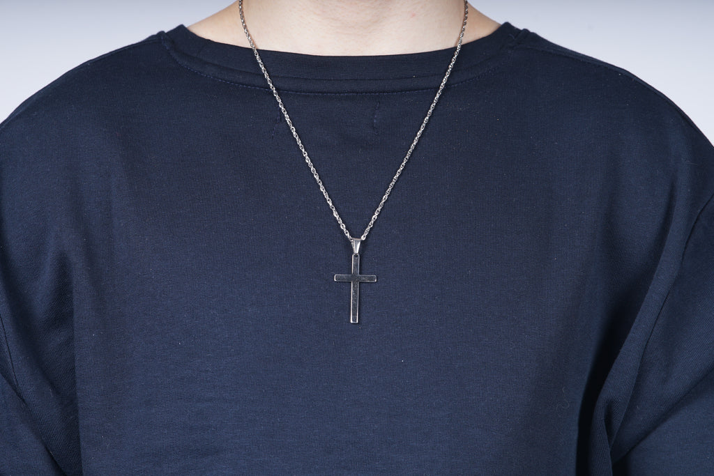 Zilveren simpele ketting