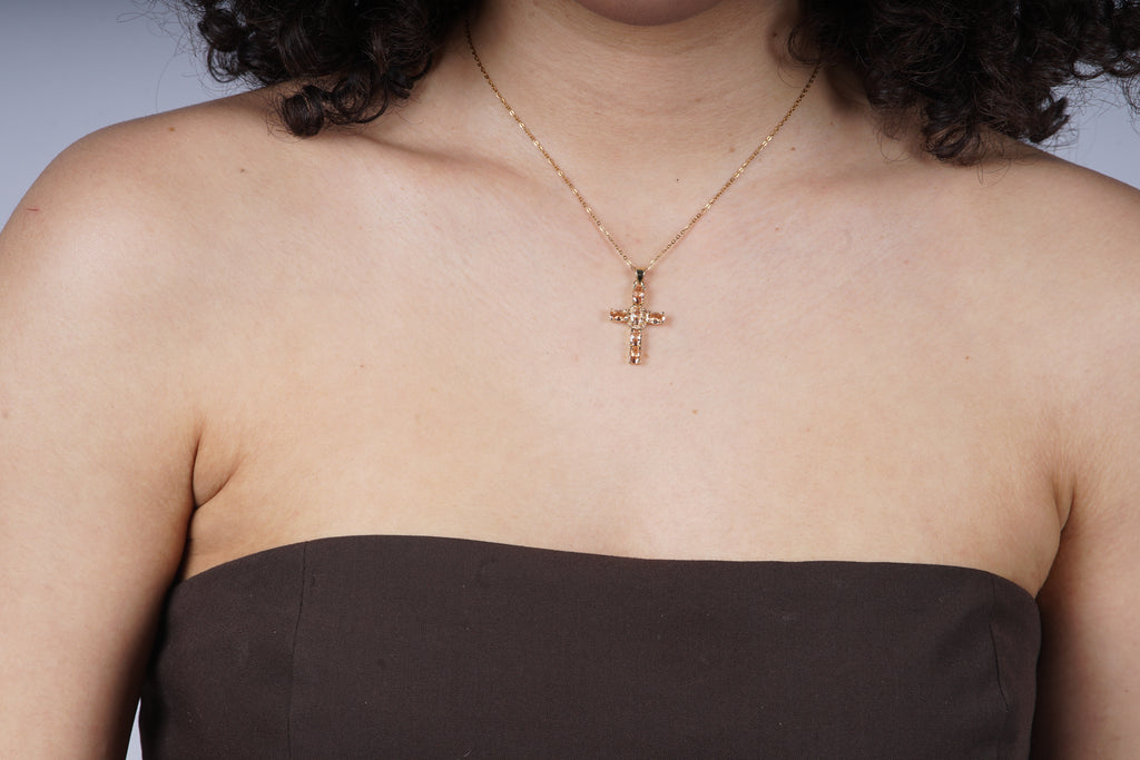 Gouden ketting met diamanten