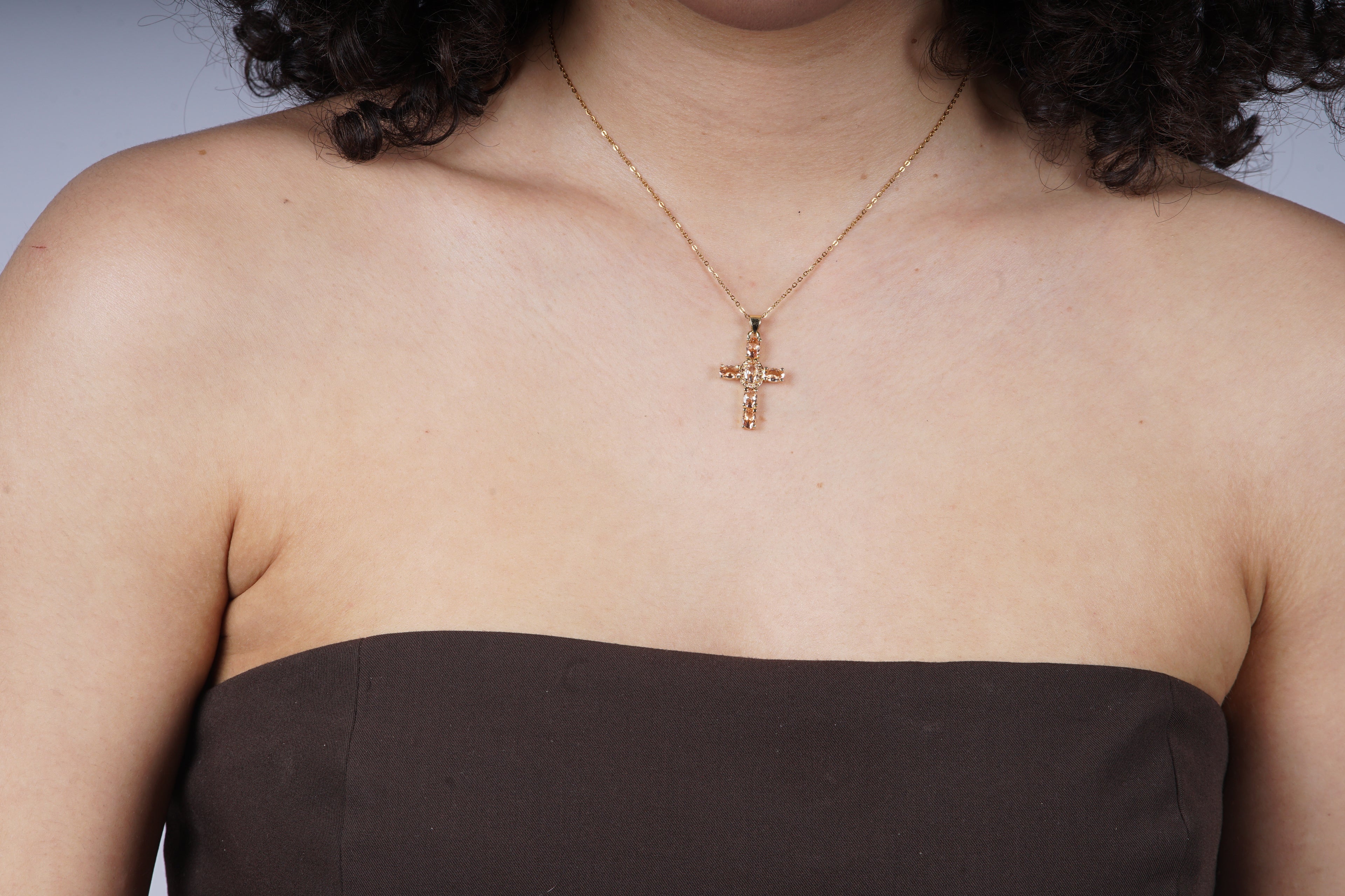 Gouden ketting met diamanten