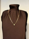 FIDELIS — Gouden Fijne Kruis Ketting.