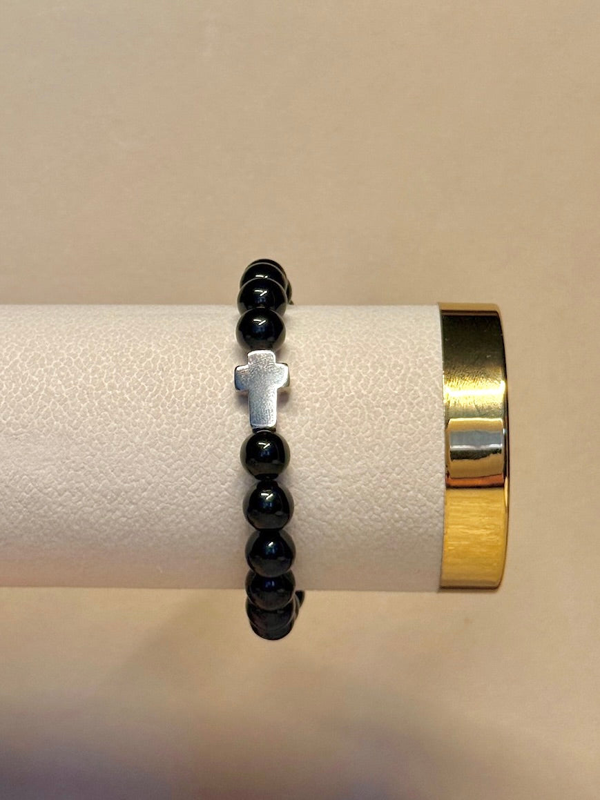 FIRMUS — Onyx Kralenarmband