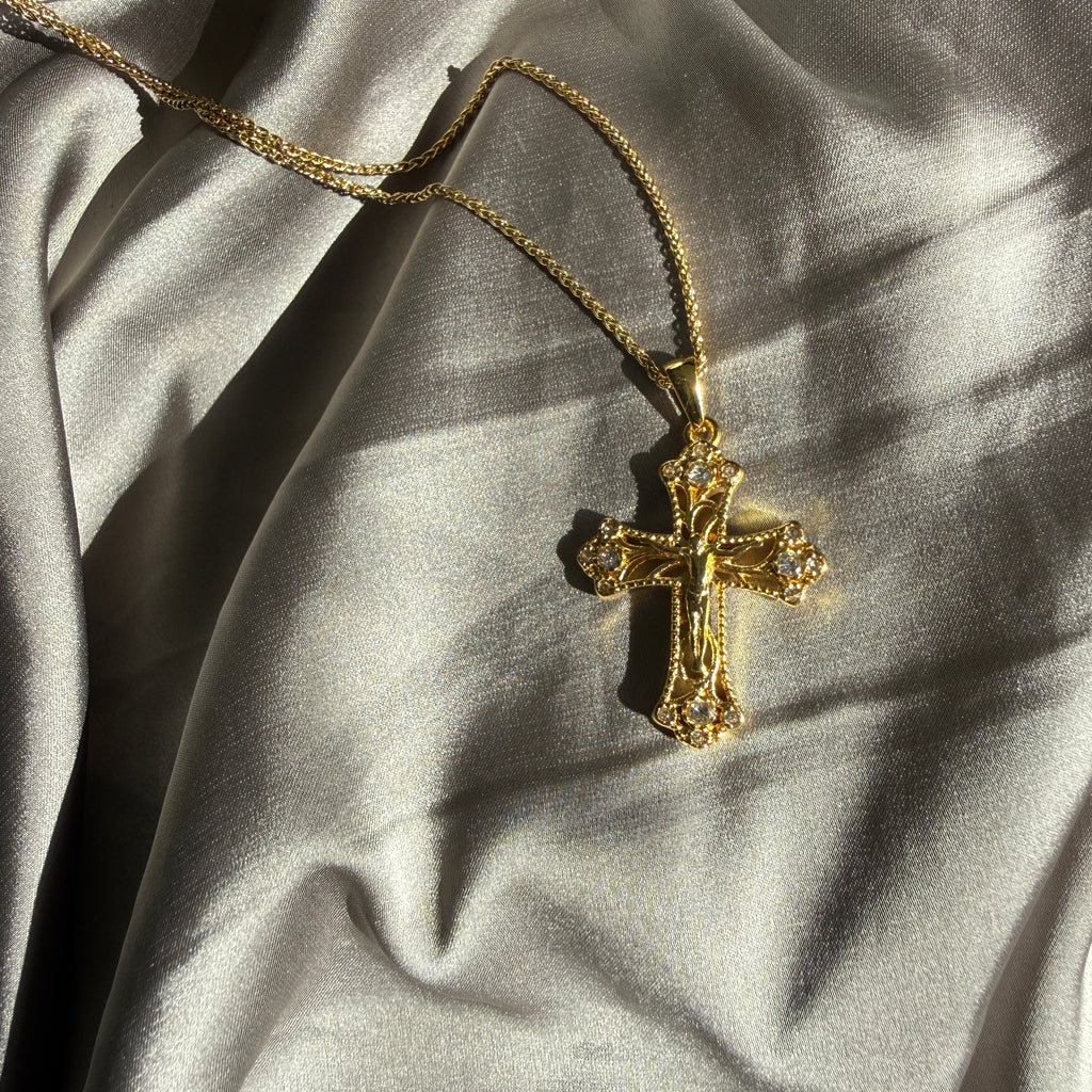 Vintage look gouden ketting