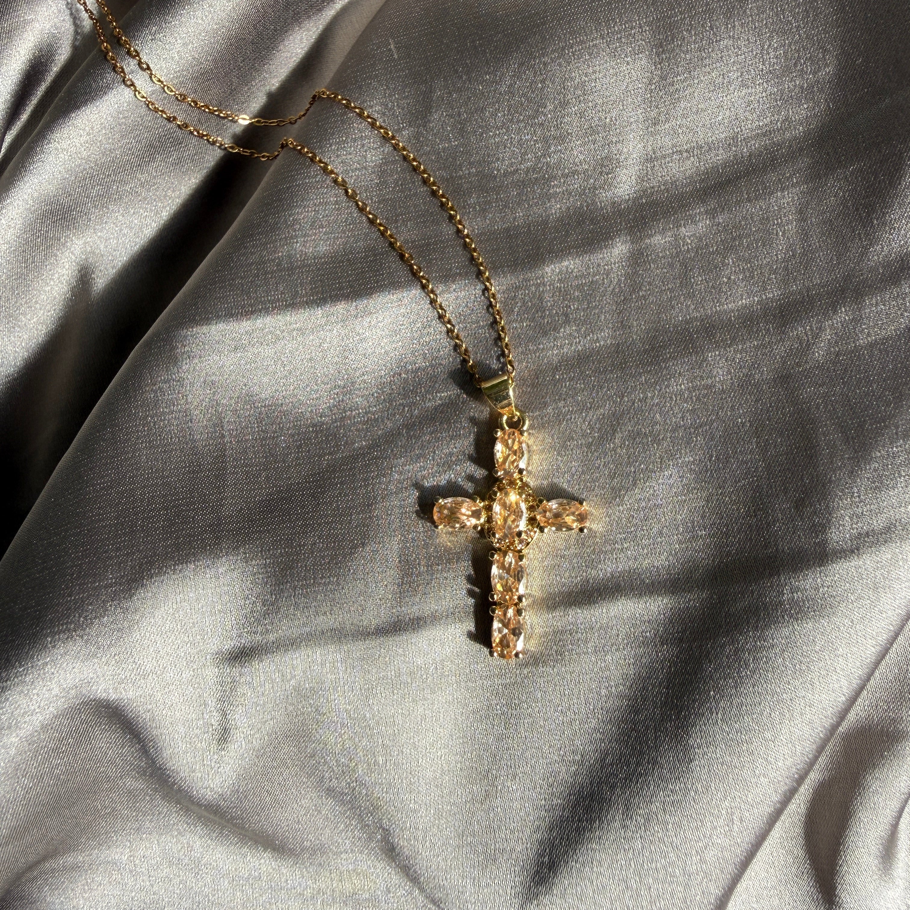 Gouden ketting met diamanten