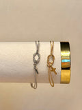 NODUS — Knoop Armband (Goud & Zilver)