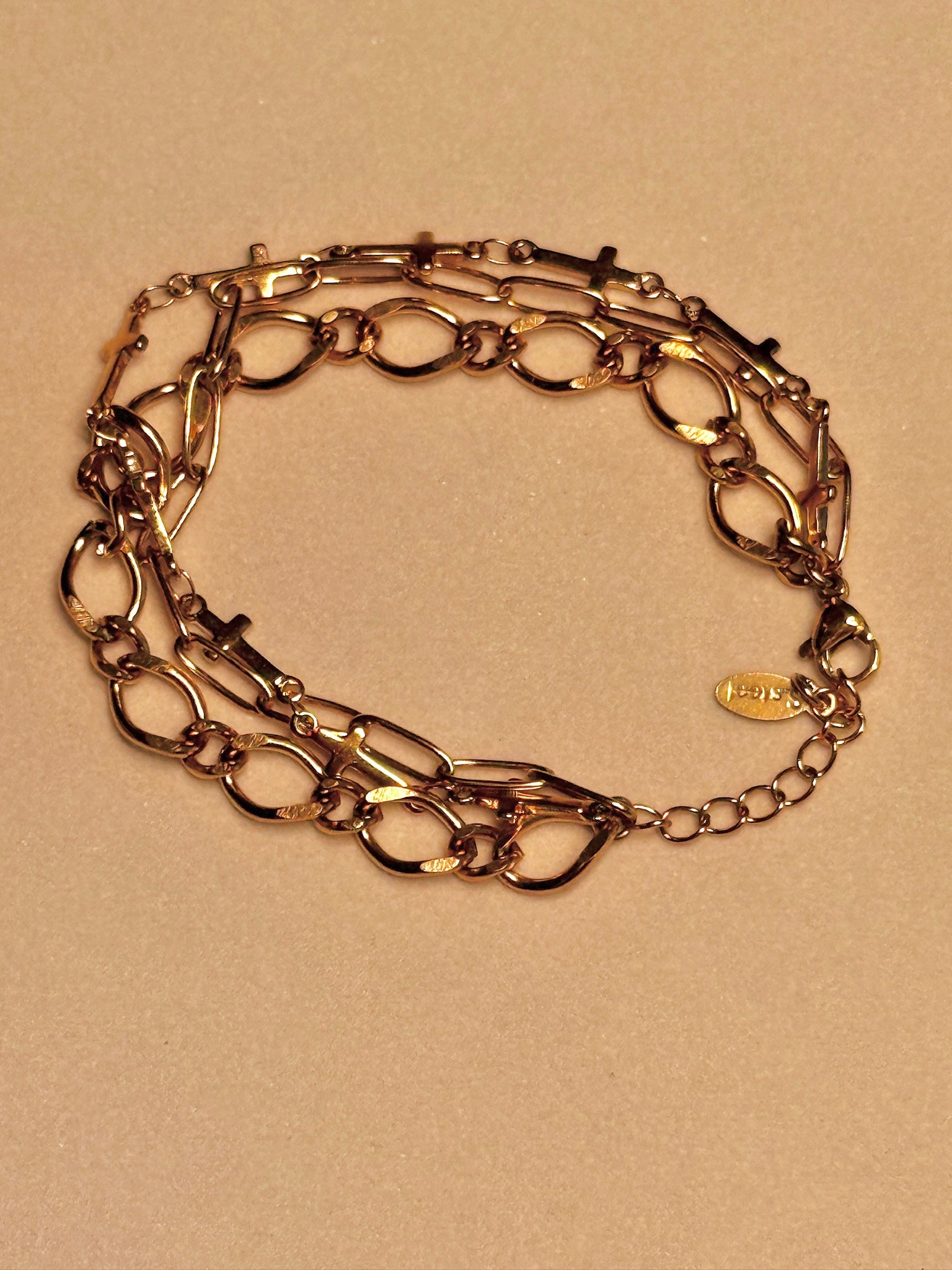 TRINITAS GOUD — Gouden Armbandenset (3-delig)